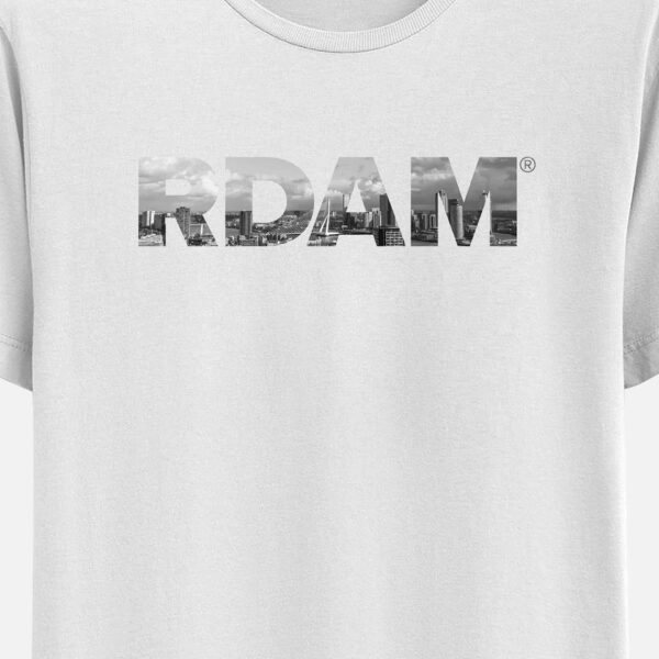 RDAM® T-Shirt Wit met de Skyline erop