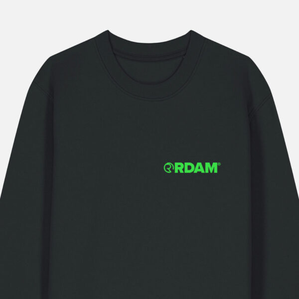 RDAM® | Special Iconic Neon Groen op Zwart | Kinder Sweater