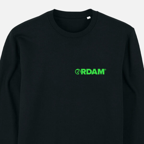 RDAM® | Special Iconic Neon Groen op Zwart | Sweater