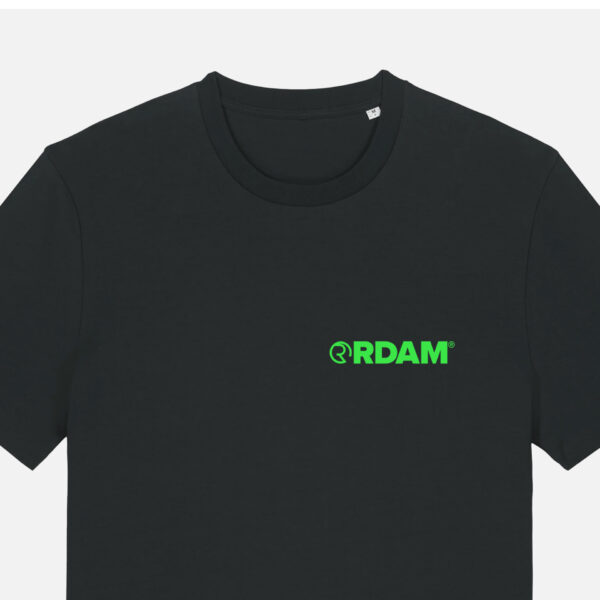 RDAM® | Special Iconic Neon Groen op Zwart | T-Shirt