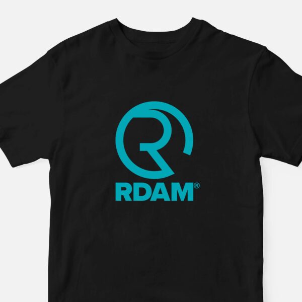 RDAM® | Icon Tiffany op Zwart | Kinder T-Shirt