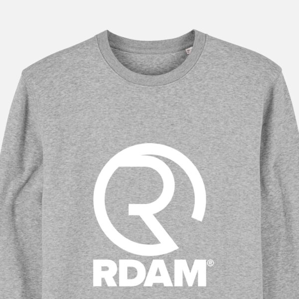 RDAM® | Iconic Wit op Heather Grey | Sweater
