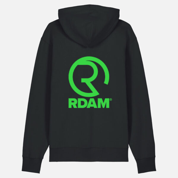 RDAM® | Special Iconic Neon Groen op Zwart | Hoodie