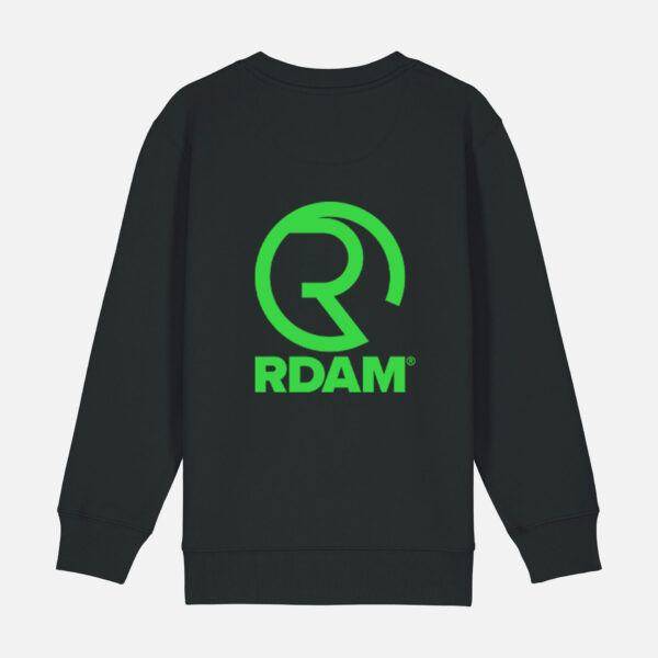 RDAM® | Special Iconic Neon Groen op Zwart | Kinder Sweater