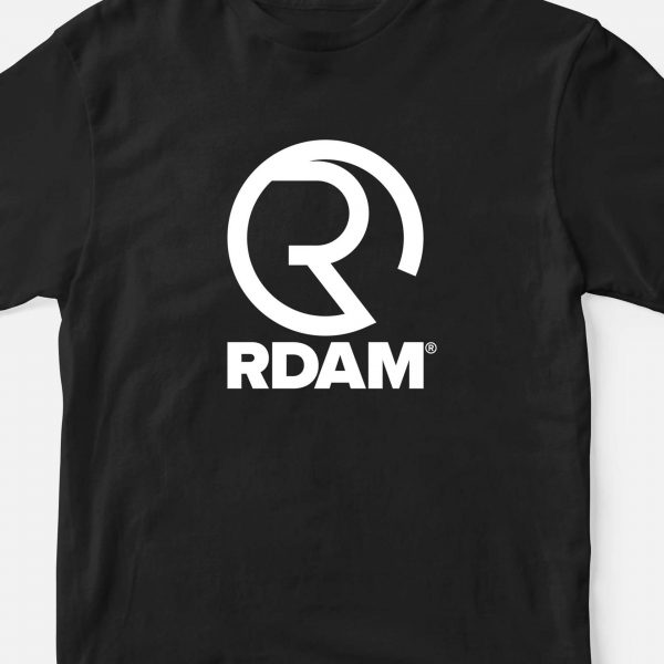 RDAM® | Iconic Wit op Zwart | Kindershirt
