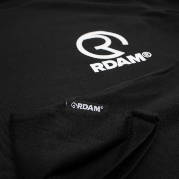 RDAM® | Wit op Zwart | Longsleeve Shirt