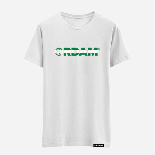 RDAM® | Groen Wit Groen Editie op Wit | T-Shirt