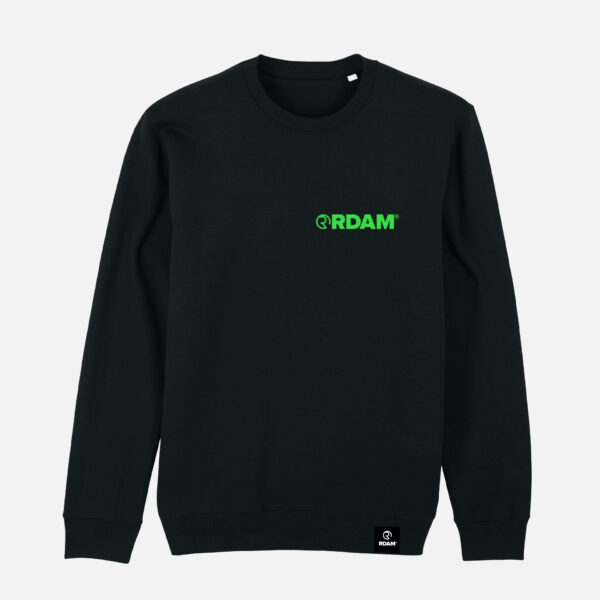 RDAM® | Special Iconic Neon Groen op Zwart | Sweater