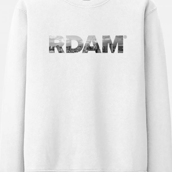 RDAM® | Rotterdam Skyline op Wit | Sweater