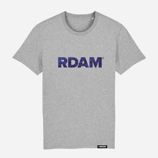 RDAM® | Feyenoord Kuip Blauw op Heather Grey | T-Shirt